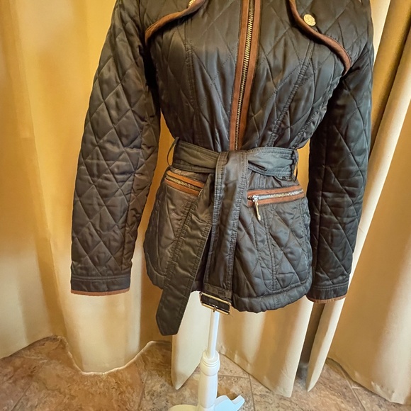 NEW! Vince Camuto Belted, Quilted Jacket Size Petite Small - Picture 10 of 15